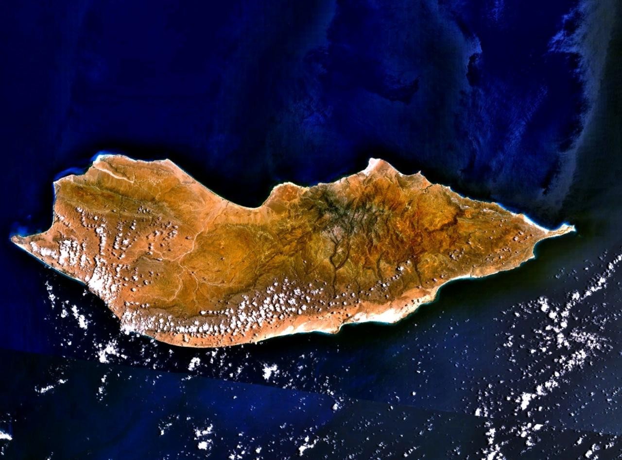 Socotra satview | Socotra in Yemen