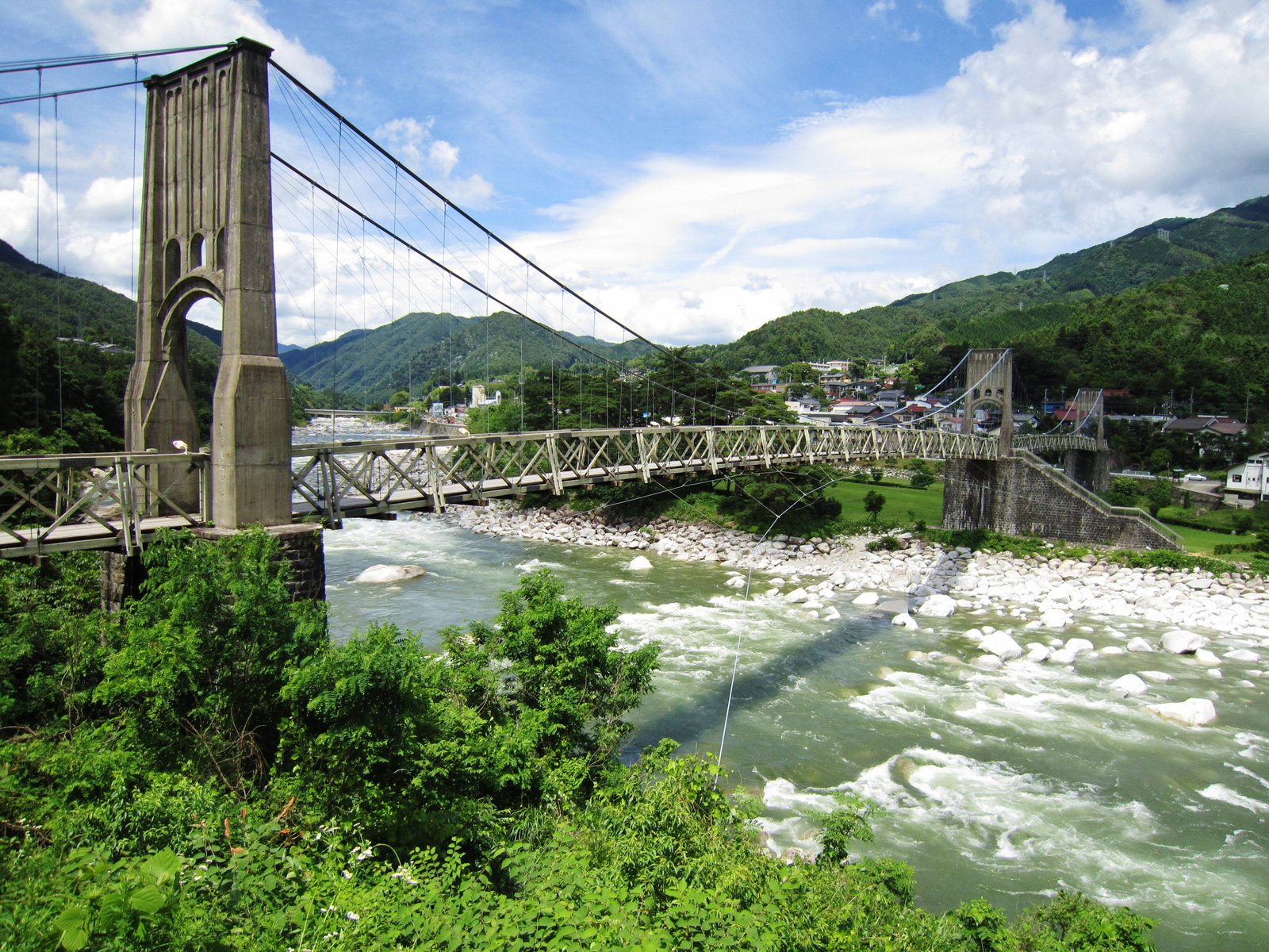 桃介橋。 | Nagiso in Japan