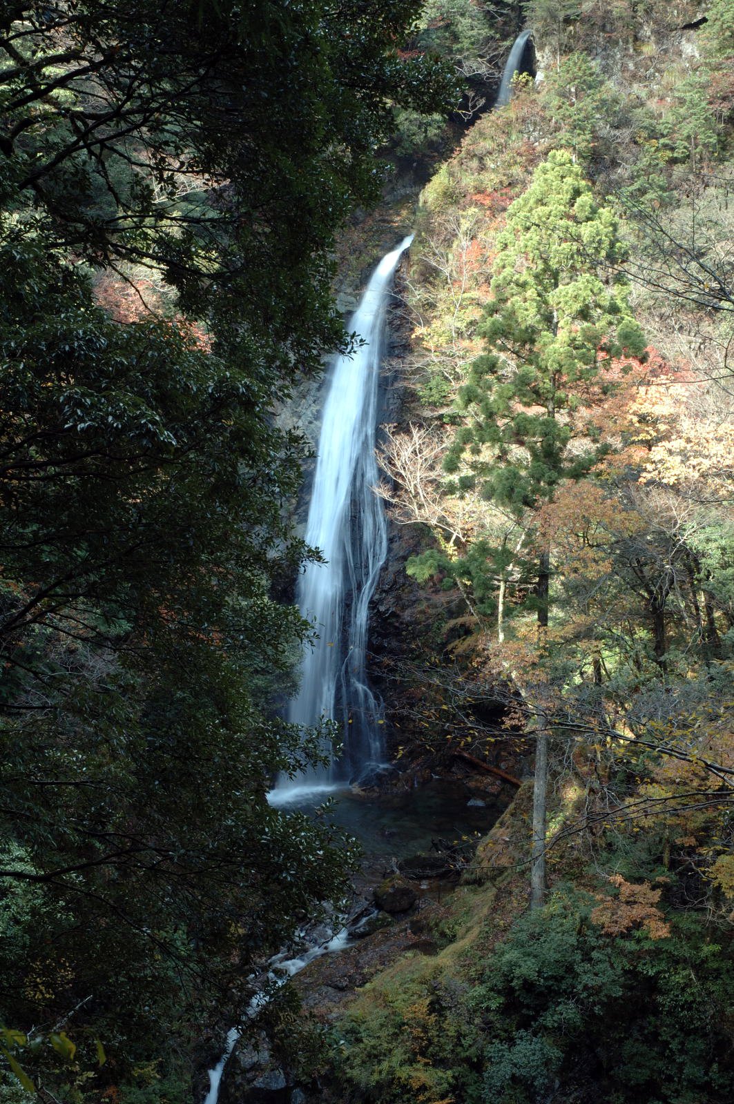 Harafudou waterfall in autumn | Shiso in Japan
