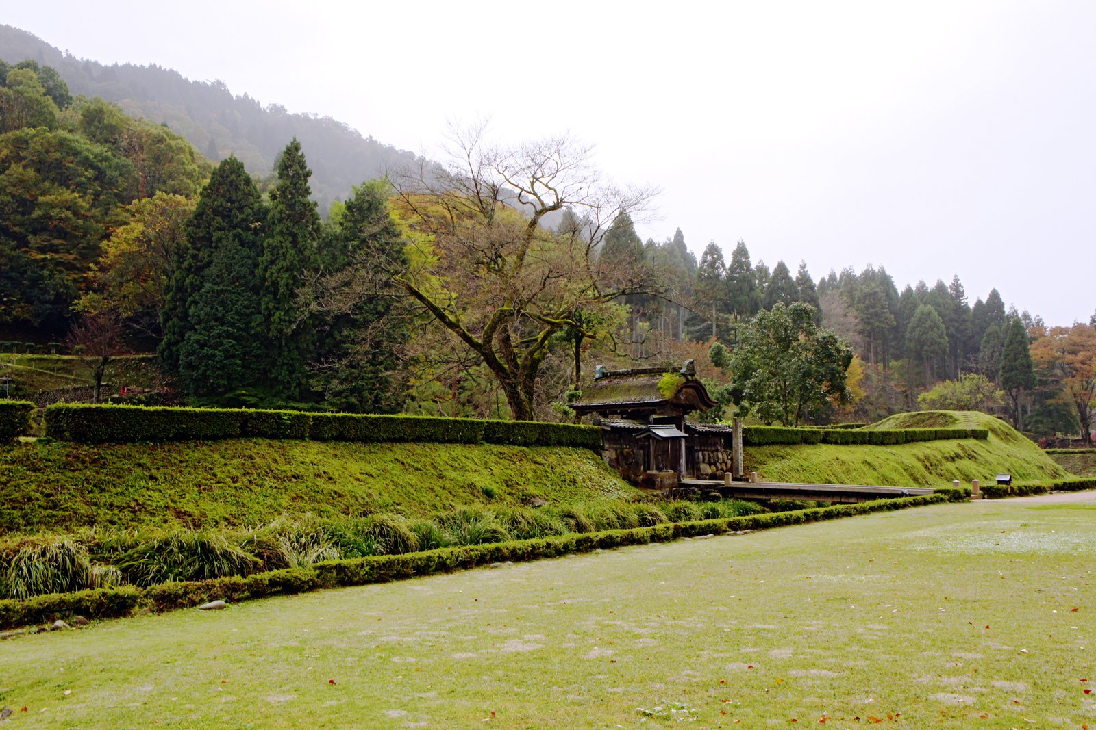 一乗谷朝倉氏遺跡の朝倉館, 福井県福井市。 | Fukui in Japan