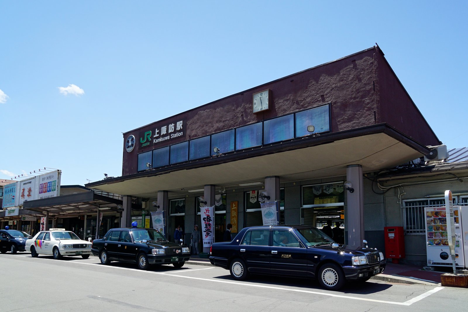 上諏訪駅。所在地は長野県諏訪市。 | Suwa in Japan