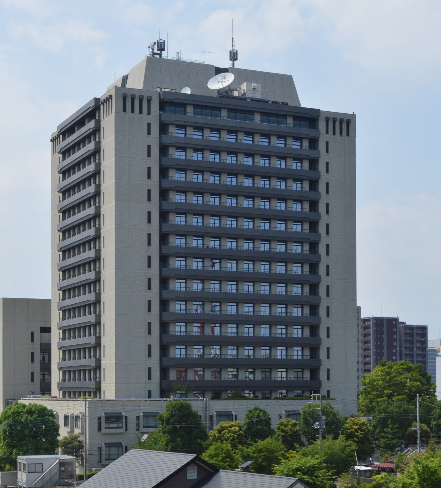 宇都宮市役所　西側にある宇都宮城址の櫓内から撮影 | Utsunomiya in Japan
