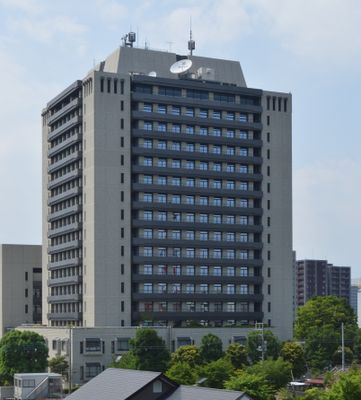 宇都宮市役所　西側にある宇都宮城址の櫓内から撮影 | Utsunomiya in Japan