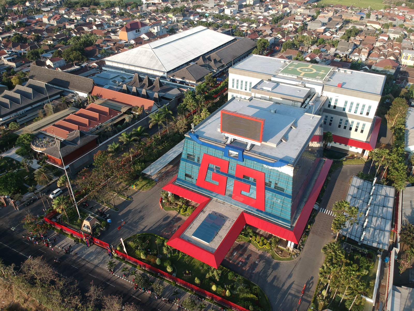 Aerial of Gudang Garam Headquarters in Kediri, photo by Koko Trisilo 2018-09-08 | Kediri in Indonesia