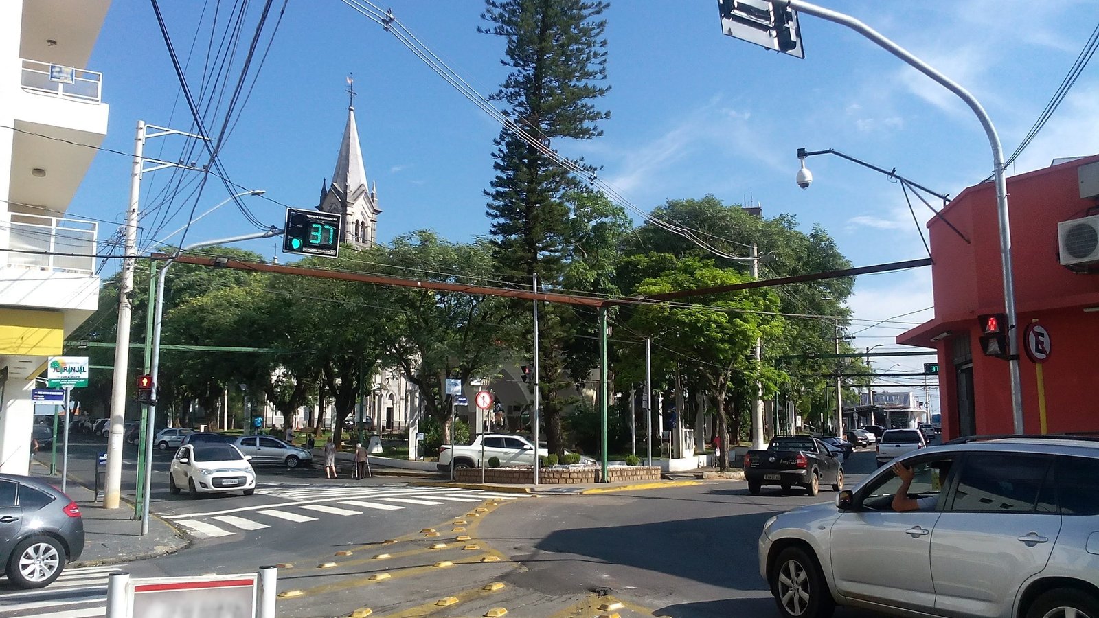 Vista do Largo São João, Laranjal Paulista. | Laranjal Paulista in Brazil