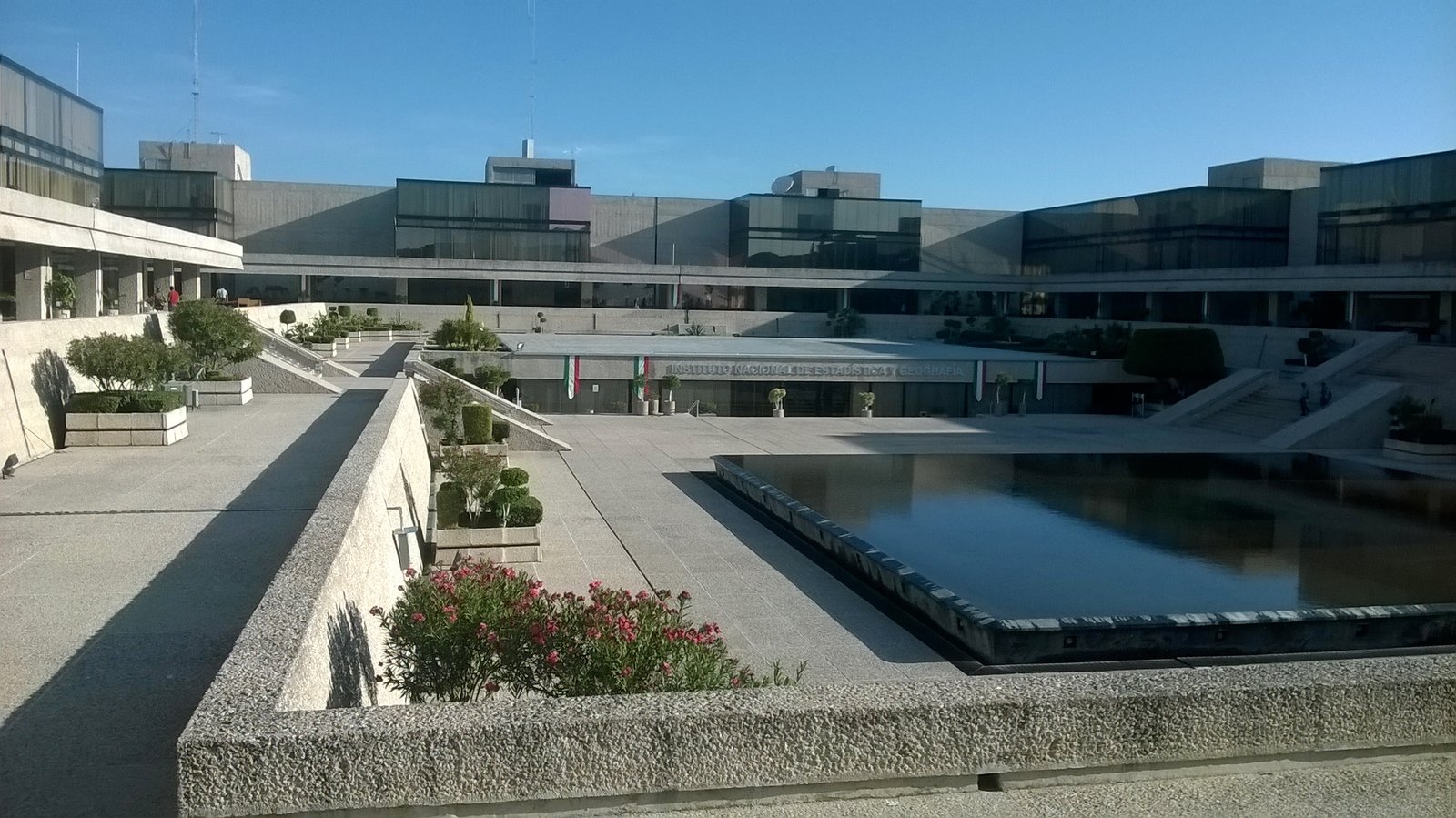 Fuente central de la sede del INEGI en Aguascalientes | Aguascalientes in Mexico