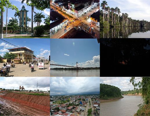 Collage P.Maldonado, city of Peru | Puerto Maldonado in Peru