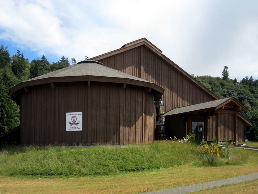 The Nuyumbalees Cultural Centre on Quadra Island. | Quadra Island in Canada