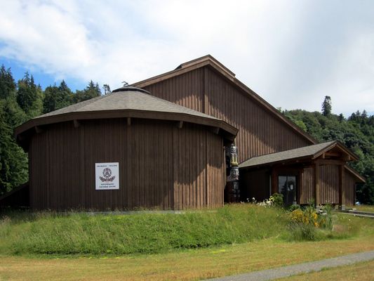 The Nuyumbalees Cultural Centre on Quadra Island. | Quadra Island in Canada