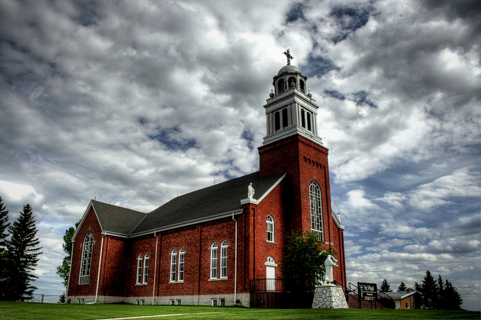 Saint Vital Roman Catholic Church in Beaumont, Alberta, Canada. | Beaumont in Canada