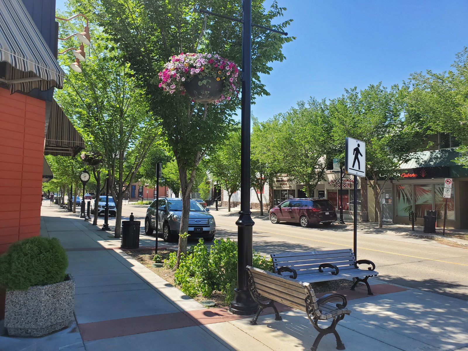 A portion of Fort Saskatchewan's downtown business district | Fort Saskatchewan in Canada