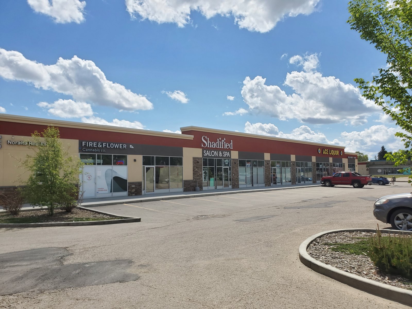 A commercial building at the Fort Station Mall, in Fort Saskatchewan, Alberta | Fort Saskatchewan in Canada