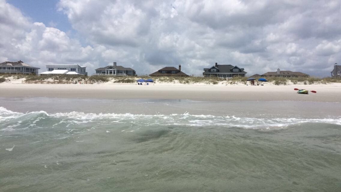 Fron row houses | Figure Eight Island in United States