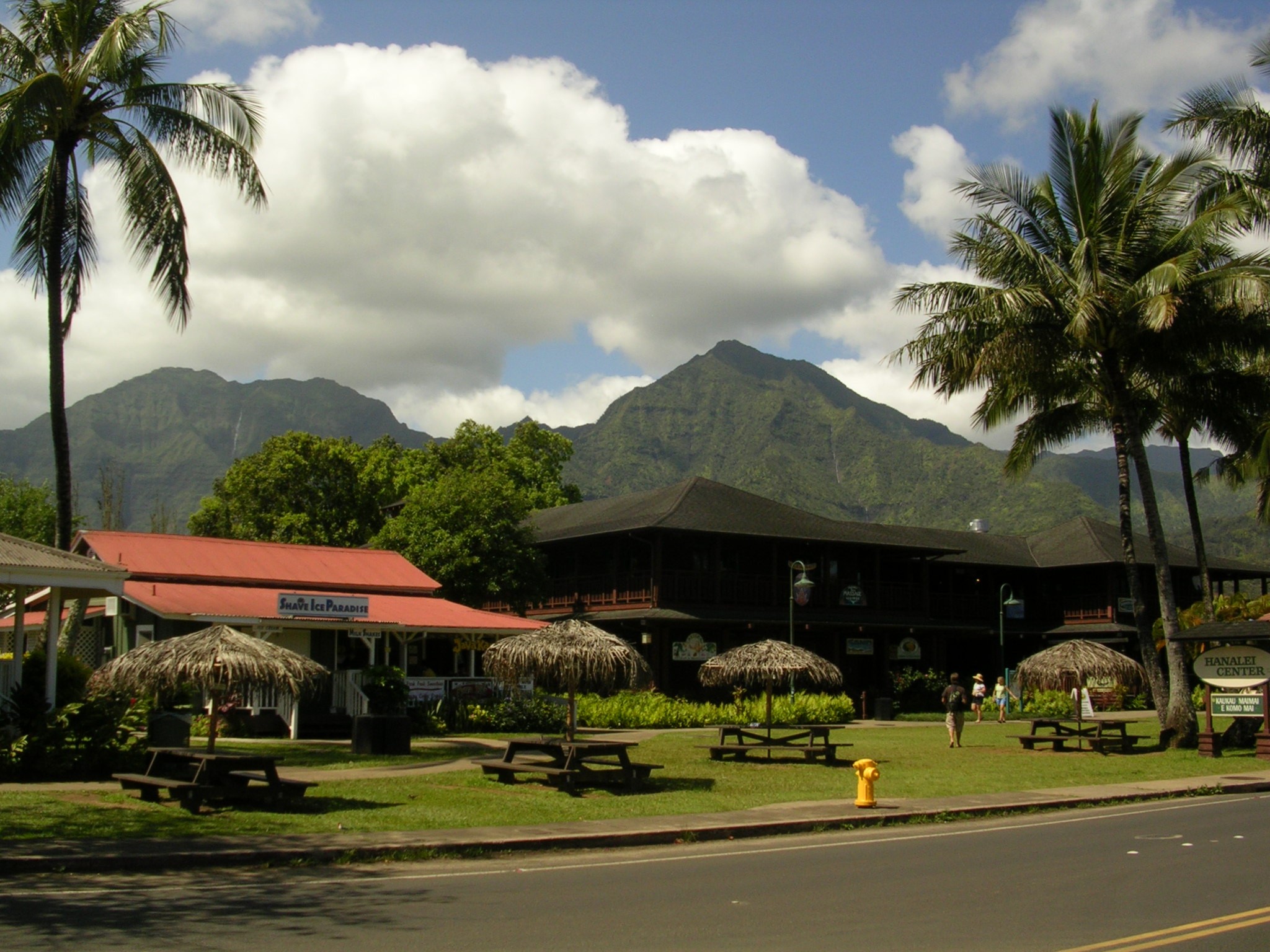 Hanalei Town, Kauai with a view of Mt. Namolokama* and Mt. Mamalahoa.

Photo by Caracas1830 (2006) | Hanalei in United States