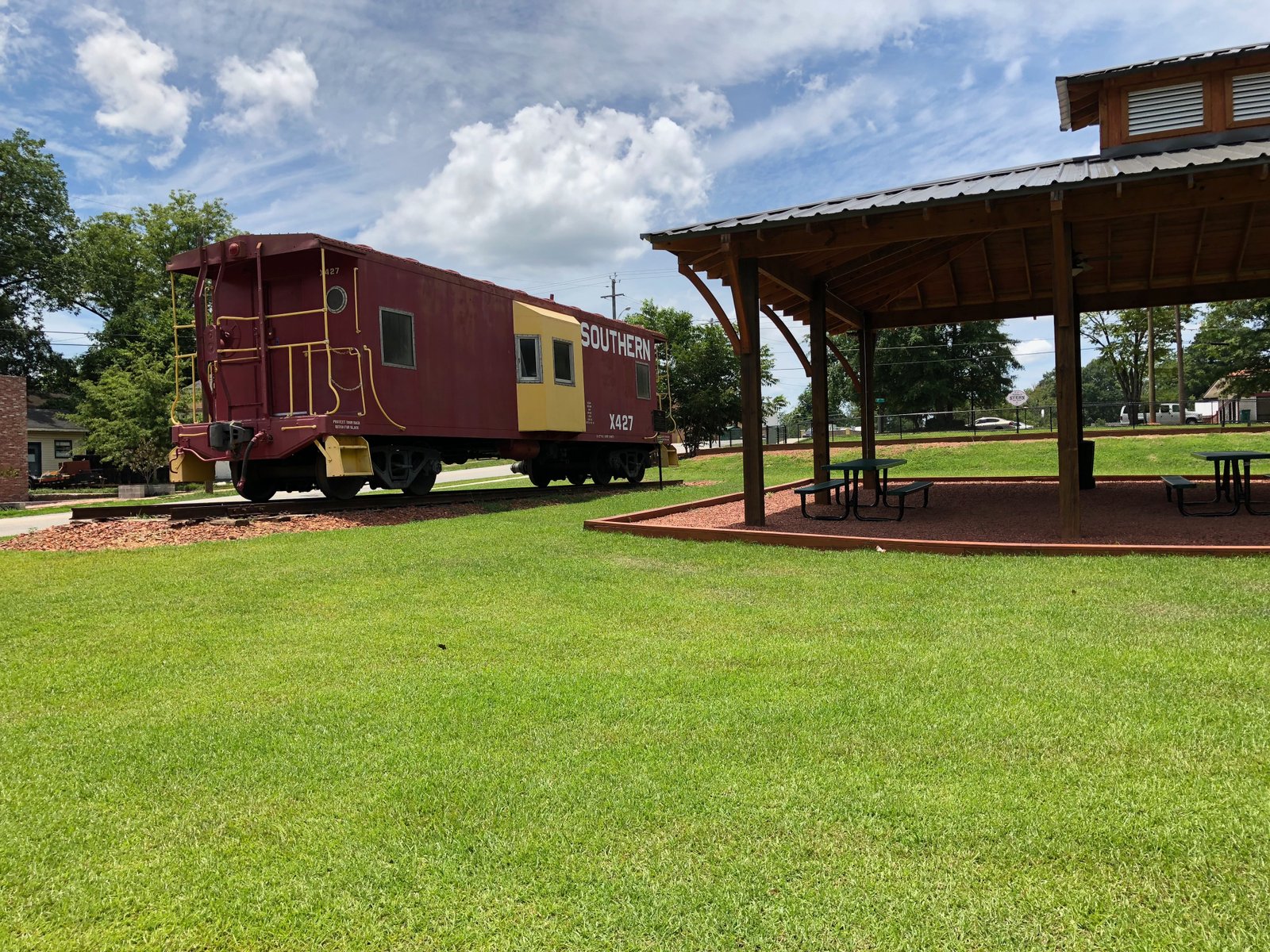 Stern Park Caboose and Pavilion | Opelika in United States