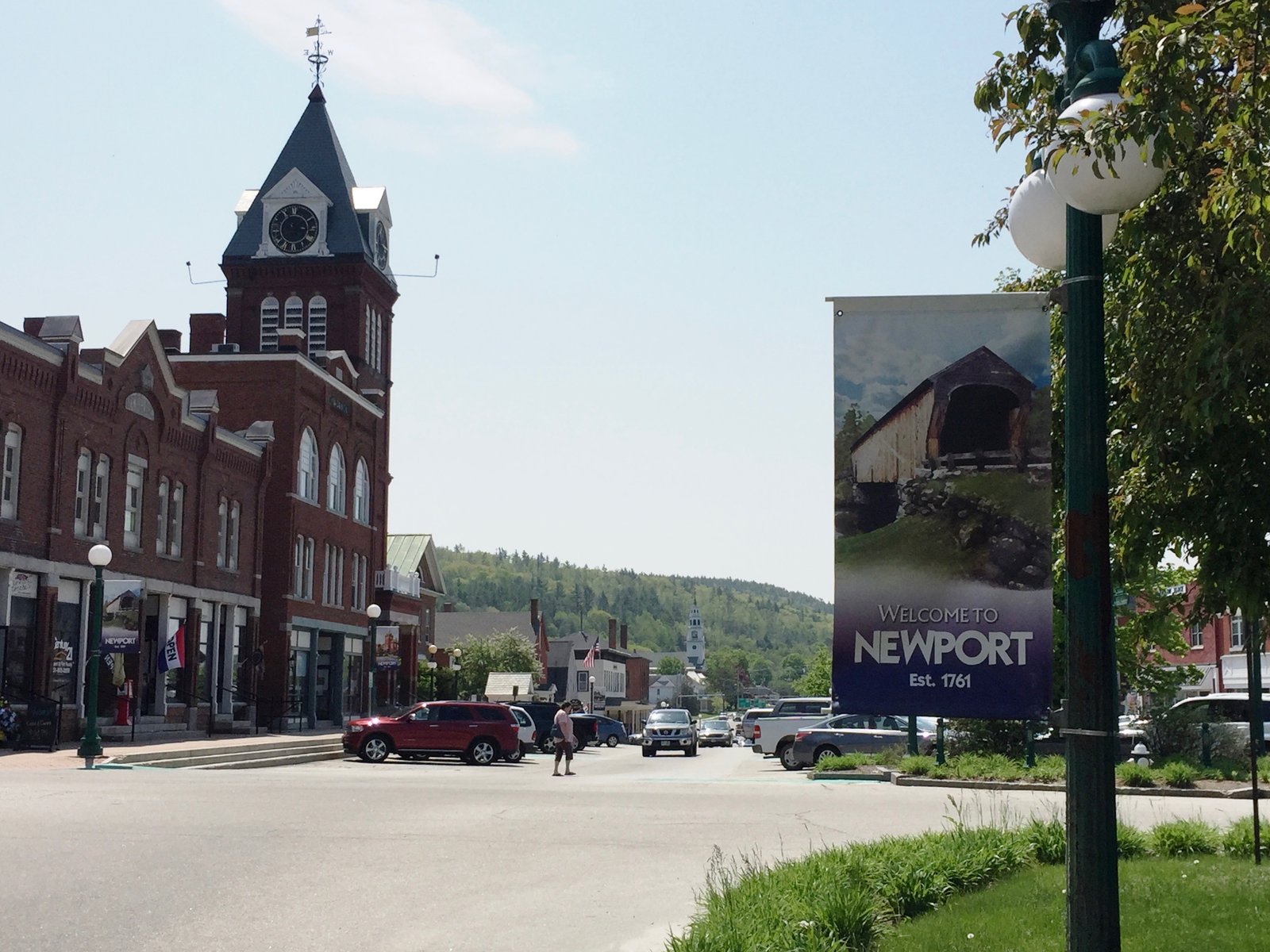 Downtown w:Newport, New Hampshire, May 2016 | Newport in United States