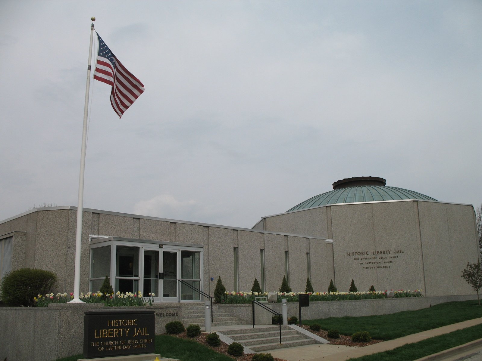 Exterior of Liberty Jail.  Photo by poster in March 2007. | Liberty in United States