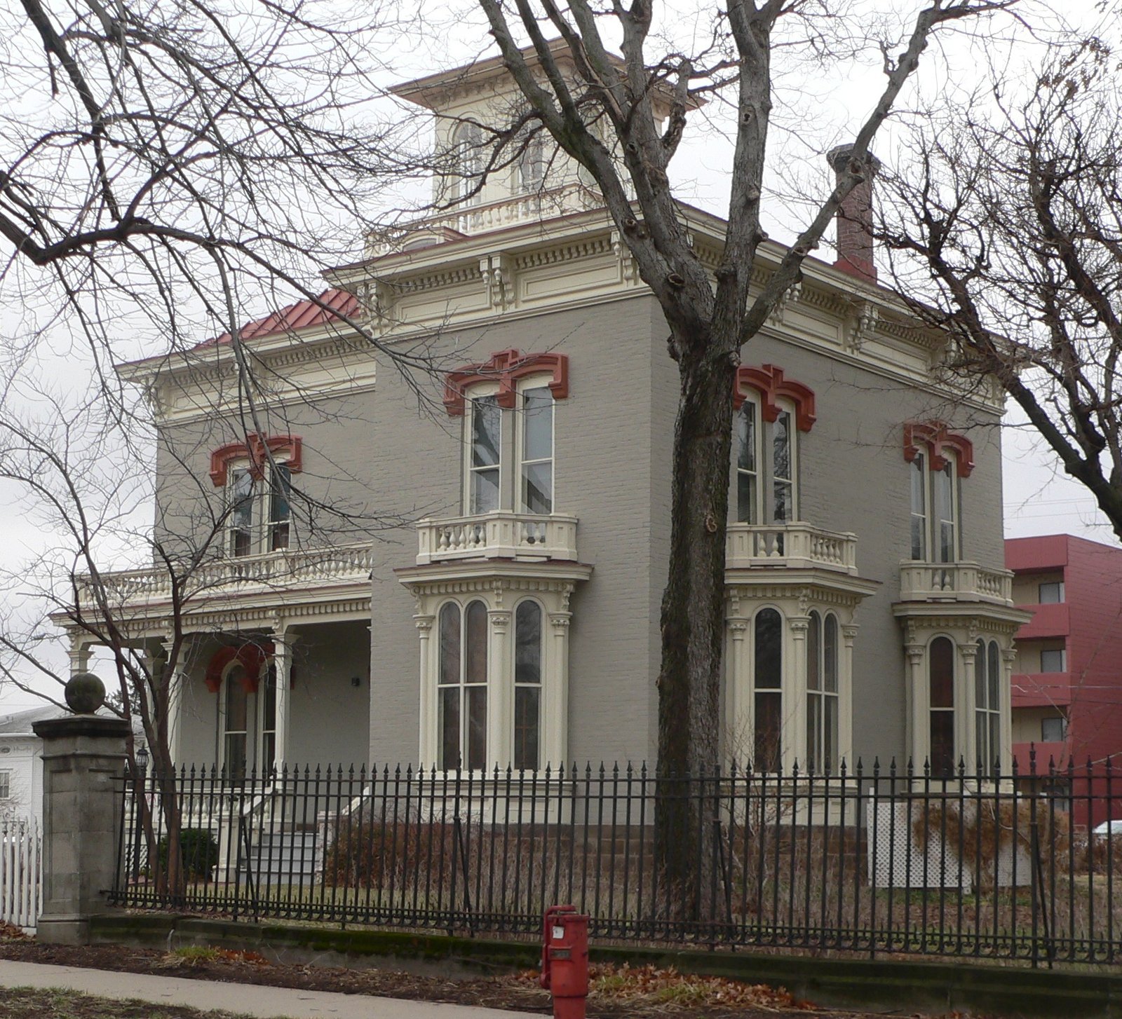 Thomas P. Kennard house, located at 1627 H Street in Lincoln, Nebraska; seen from the northwest. | Lincoln in United States