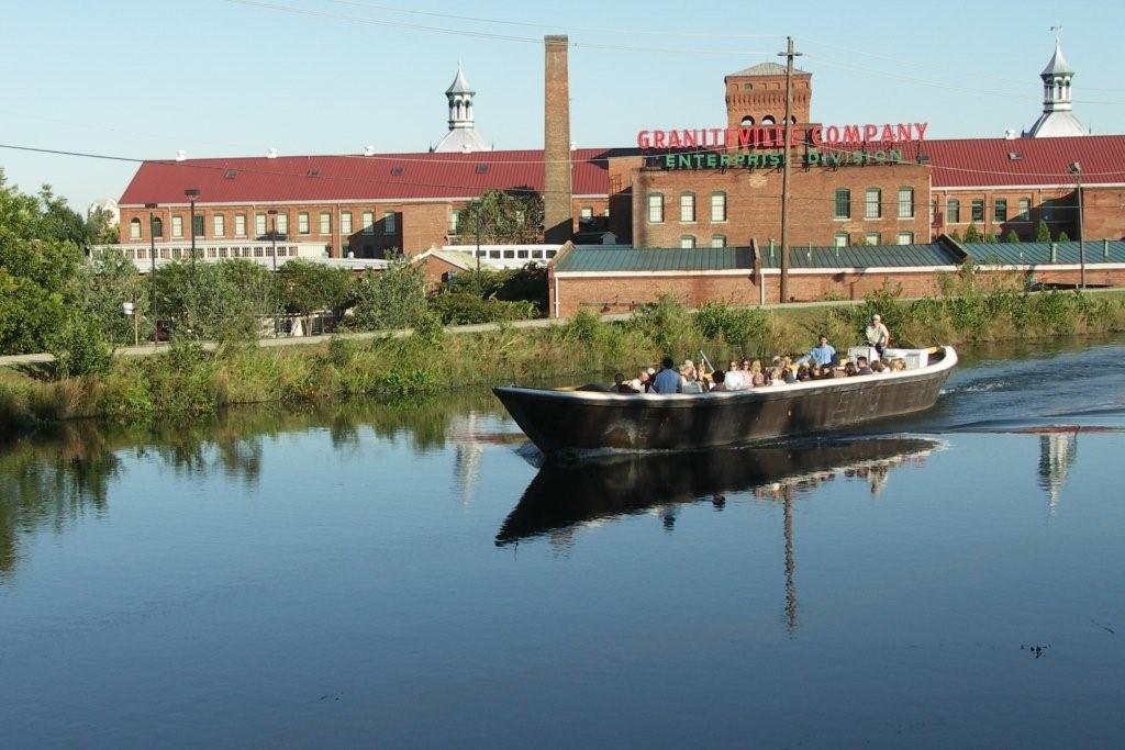 Modern-day electric-powered Petersburg boats makes several guided tours daily, departing from Canal Discovery Center dock at Enterprise Mill. | Augusta in United States