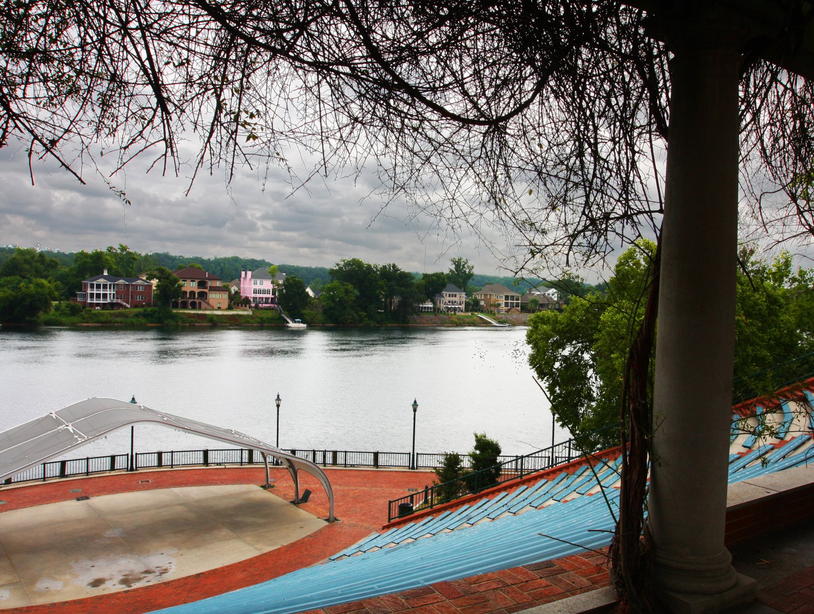 This is the The Jessye Norman Amphitheater, which is located along the riverwalk in Augusta, Georgia. | Augusta in United States