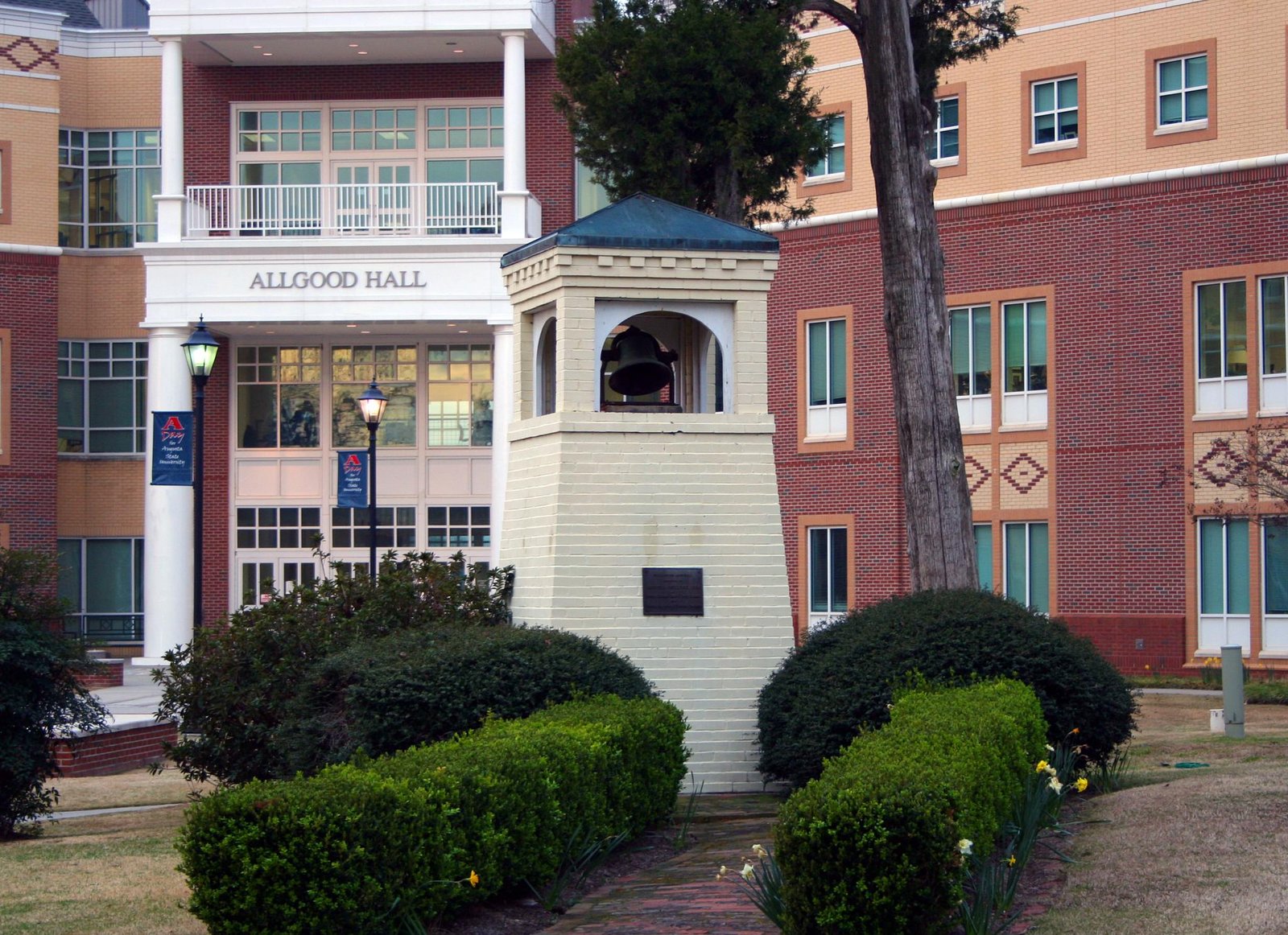 Augusta, Georgia, USA. Georgia Regents University. Allgood Hall, belltower in foreground | Augusta in United States
