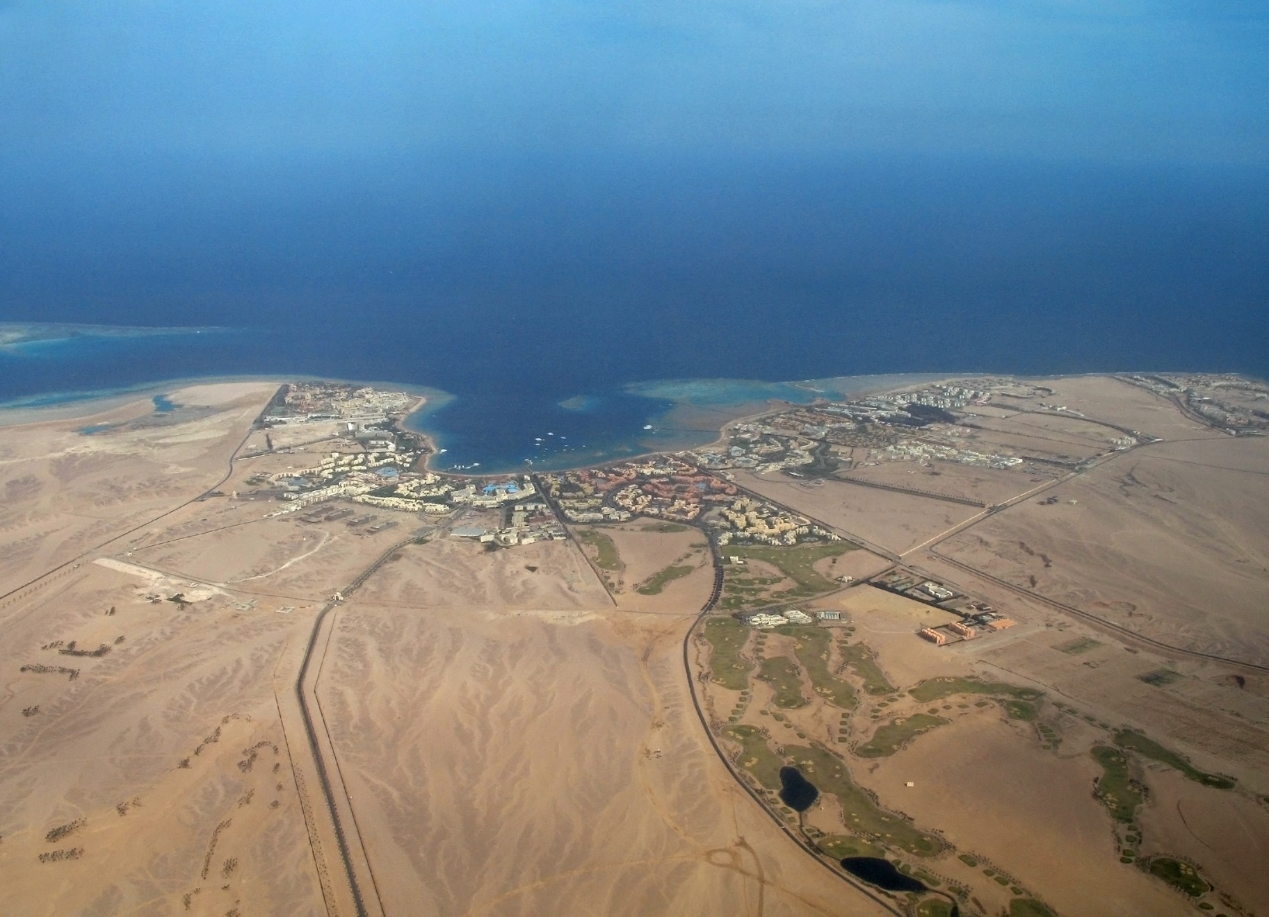 Hurghada (Egypt): Makadi Bay, aerial view | Makadi Bay in Egypt