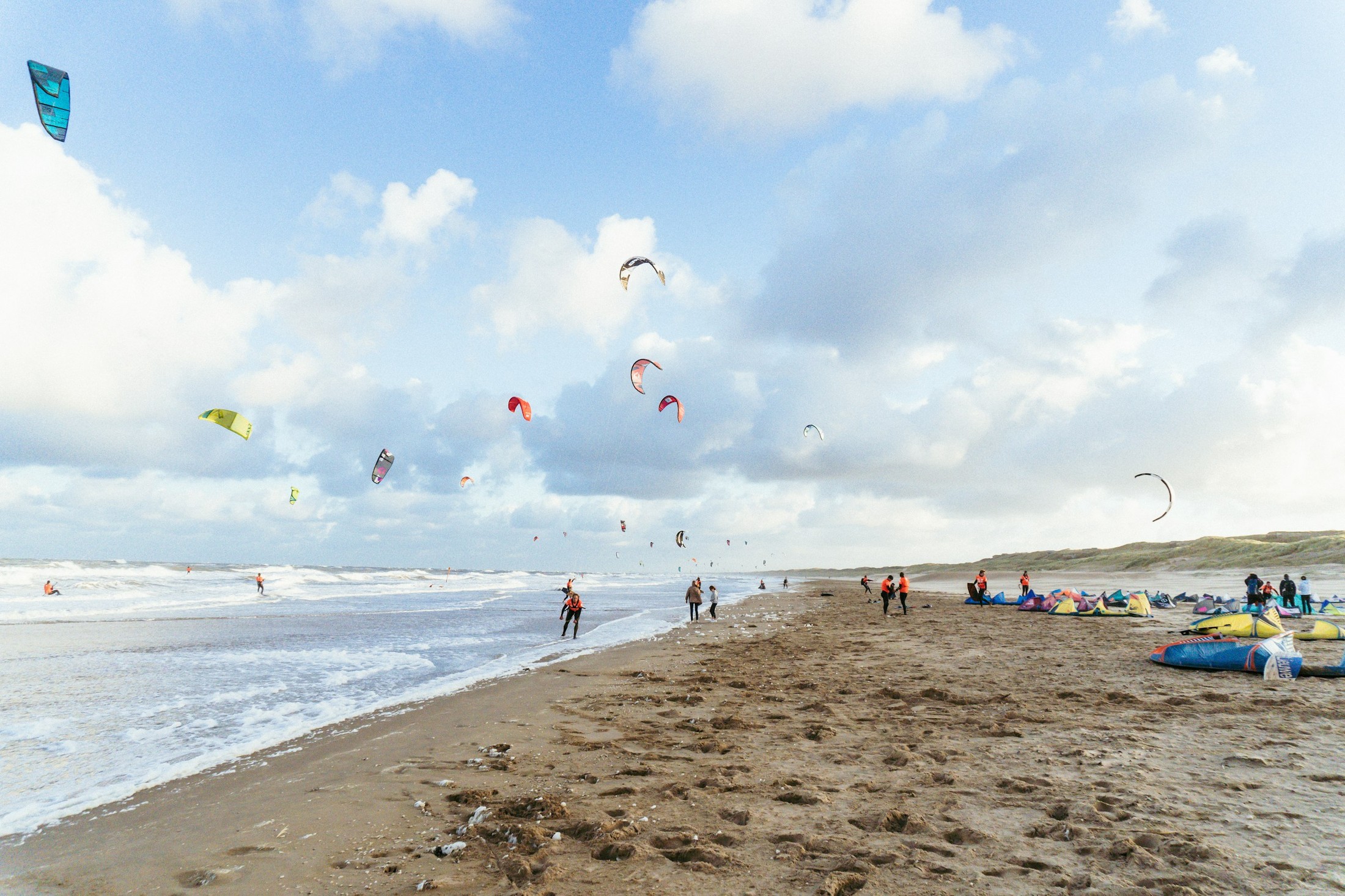 van Hoek tot Helder kitesurfmarathon | Scheveningen in Netherlands